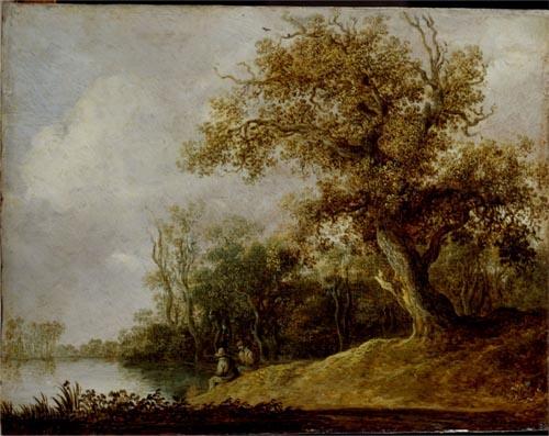 Jan van Goyen Pond in the Woods. Germany oil painting art